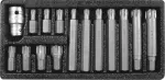 YATO YT-0419 võti RIBE KPL. 15 ELEM.