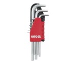 YATO YT-0501 võti HEX kuuskant 9tk.1,5-10MM pikad CRV