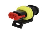 ASPOCK A15-3424-017 / connector (number of terminals: 2, cap shape: oval, superseal)