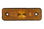 ASPOCK A21-2200-064 / side marker lights right/left, flatpoint i, shape: rectangular, orange, led, height 31mm, width 96mm, embossed, no hanger, 24v (without plug, without cable, ip68, flatpoint i)