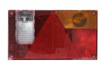 ASPOCK A24-5210-007 / rear light right multipoint i (c5w/p21/5w/p21w, 12v, with turn signal, reversing light, with stop light, parking light, with license plate light, triangular reflector, number of connections: 5, connection: bayonet 5pin)