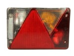 ASPOCK A24-8610-007 / rear light right multipoint iv (12v, with turn signal, reversing light, stop light, parking light, with license plate light, triangular reflector, connection: bayonet 5pin)