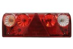 ASPOCK A25-6010-501 / taillight left europoint ii (24v, with turn signal, fog light, reverse light, with stop light, parking light, triangular reflector, connection: 4x 2pin/ass2 7pin) suitable for: schmitz