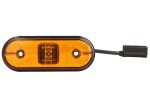 ASPOCK A31-2104-017 / side marker lights right/left, unipoint i, orange, led, height 44mm, width 119mm, depth 18mm, surface, cable length 500mm, no hanger, 24v (connection: click-in, unipoint i)