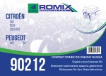 komplekt tüüblid kinnitus katted mootor CITROEN C5/ PEUGEOT 407