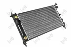 ABAKUS Radiaator,  mootorijahutus LORO 037-017-0009