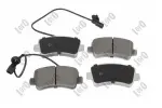ABAKUS Piduriklotsi komplekt,  ketaspidur LORO 231-02-024