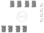 A.B.S.  Lisakomplekt, ketaspiduriklotsid 1133Q