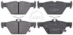 A.B.S.  Piduriklotsi komplekt,ketaspidur 35119