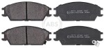 A.B.S.  Piduriklotsi komplekt,ketaspidur 36172