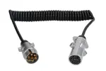 Spiraalkaabel (töökäigu pikkus 3,5m, maksimaalne pikkus 4m, klemmide arv: 7, 12V, liinide arv: 1x1,5+6x1mm², adapter; tüüp N)