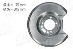  Plekk,piduriketas Original AIC Quality 57607