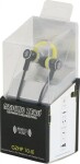 võimas stereo in-ear headphones koos headset funktsioon ja smart phone control, sisaldab erinevad tarvikud like 3 erinevad suurus kumm hülsid ja käepärane bag.