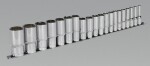 торцевая головка Комплект 20pc 3/8 & 1/2 Sq Drive Deep WallDrive meetermõõdustik AK2698