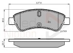 ALLIED NIPPON Piduriklotsi komplekt,  ketaspidur ADB01033