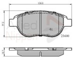 ALLIED NIPPON Piduriklotsi komplekt,  ketaspidur ADB01038