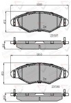 ALLIED NIPPON Piduriklotsi komplekt,  ketaspidur ADB01131