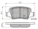 ALLIED NIPPON Piduriklotsi komplekt,  ketaspidur ADB01149