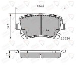 ALLIED NIPPON Piduriklotsi komplekt,  ketaspidur ADB01313