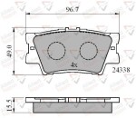 ALLIED NIPPON Piduriklotsi komplekt,  ketaspidur ADB01581