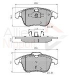 ALLIED NIPPON Piduriklotsi komplekt,  ketaspidur ADB01591