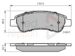 ALLIED NIPPON Piduriklotsi komplekt,  ketaspidur ADB01604