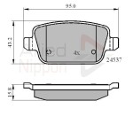 ALLIED NIPPON Piduriklotsi komplekt,  ketaspidur ADB01610