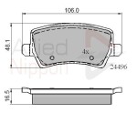 ALLIED NIPPON Piduriklotsi komplekt,  ketaspidur ADB01613