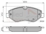ALLIED NIPPON Piduriklotsi komplekt,  ketaspidur ADB01616