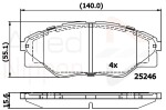 ALLIED NIPPON Piduriklotsi komplekt,  ketaspidur ADB01660