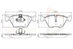 ALLIED NIPPON Piduriklotsi komplekt,  ketaspidur ADB01744