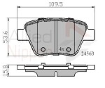 ALLIED NIPPON Piduriklotsi komplekt,  ketaspidur ADB02022