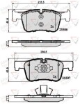 ALLIED NIPPON Piduriklotsi komplekt,  ketaspidur ADB02130