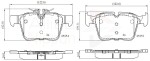 ALLIED NIPPON Piduriklotsi komplekt,  ketaspidur ADB02345