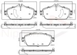 ALLIED NIPPON Piduriklotsi komplekt,  ketaspidur ADB02346