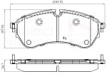 ALLIED NIPPON Piduriklotsi komplekt,  ketaspidur ADB02388