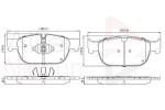 ALLIED NIPPON Piduriklotsi komplekt,  ketaspidur ADB02399