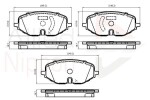 ALLIED NIPPON Piduriklotsi komplekt,  ketaspidur ADB02854