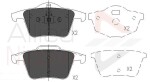 ALLIED NIPPON Piduriklotsi komplekt,  ketaspidur ADB06027