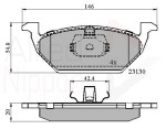 ALLIED NIPPON Piduriklotsi komplekt,  ketaspidur ADB0737