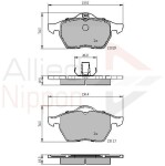 ALLIED NIPPON Piduriklotsi komplekt,  ketaspidur ADB0749