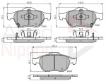 ALLIED NIPPON Piduriklotsi komplekt,  ketaspidur ADB31249