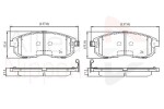ALLIED NIPPON Piduriklotsi komplekt,  ketaspidur ADB32202