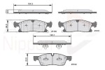 ALLIED NIPPON Piduriklotsi komplekt,  ketaspidur ADB36096