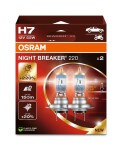 ams-OSRAM  Hõõgpirn,Kaugtuli NIGHT BREAKER® 220 H7 12V 55W 64210NB220-2HB