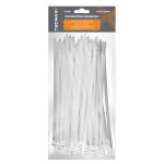 kaablivits plastik 7,6X250 (1 pakend. = 50 tk) valge