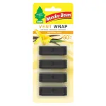 lõhn VENT WRAP VANILLA ventilatsiooni resti külge, lõhnab 60 päeva (4tk.) / WUNDER BAUM