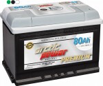arctic power premium aku smf 80ah 275x175x190 800a (en) -/+ magic eye (thermo king)