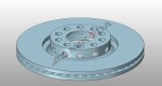 MIKODA 0251 / front brake disc 312x25 v