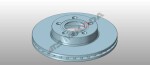 MIKODA 0729 / front brake disc 288x25 v